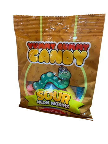 wellmade Gummies Sour Neon Warms (125g) - Papaya Express